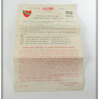 Pflueger Yellow Gold Spots Globe In Box