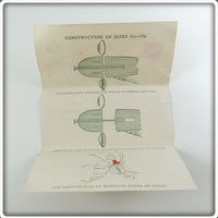 Pflueger Yellow Gold Spots Globe In Box