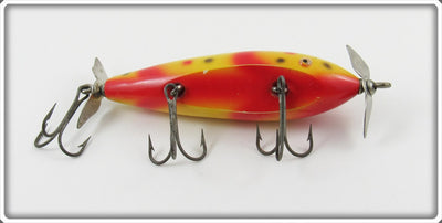 Creek Chub Yellow Spotted With Red Ribs Plastic Injured Minnow