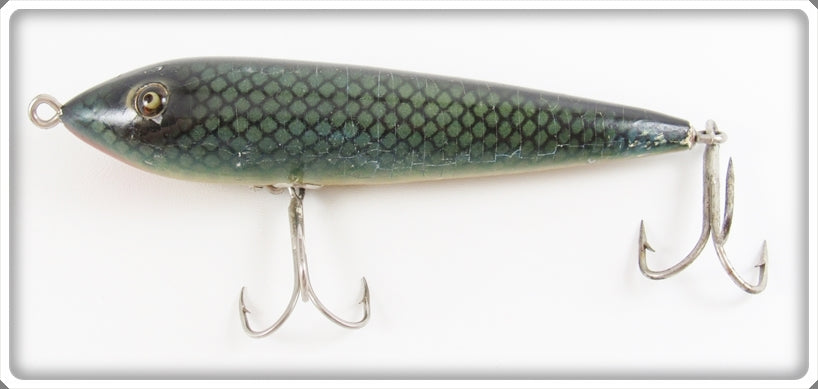 Vintage Heddon Blue Scale Zaragossa Lure 6509X 