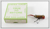 Vintage Creek Chub Fly Rod Bug Wiggler Lure In Box