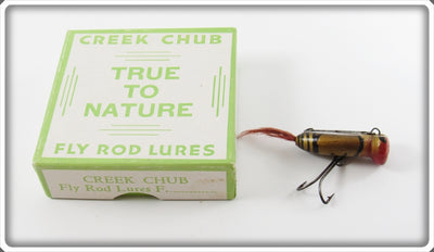 Vintage Creek Chub Fly Rod Bug Wiggler Lure In Box