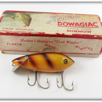 Heddon Crab Finish Baby Crab Wiggler In Box