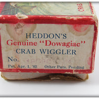 Heddon Crab Finish Baby Crab Wiggler In Box