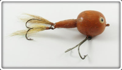 Vintage E.L. Jacobs Brown Polly Frog Lure
