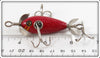Shakespeare Solid Red Submerged Wooden Minnow 03