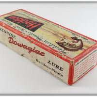 Heddon White With Red Eyes & Tail 150 Minnow In Box