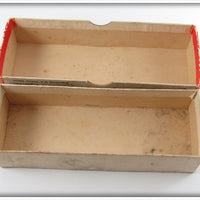 Heddon White With Red Eyes & Tail 150 Minnow In Box