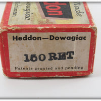 Heddon White With Red Eyes & Tail 150 Minnow In Box