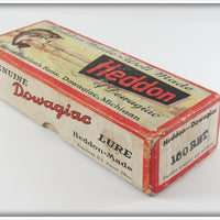 Heddon White With Red Eyes & Tail 150 Minnow In Box