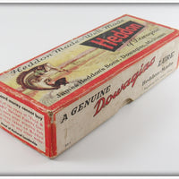 Heddon White With Red Eyes & Tail 150 Minnow In Box