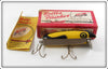 Roller Flasher Co Yellow & Black Roller Flasher Lure In Box 
