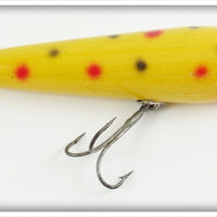 Vintage Creek Chub Yellow Spotted Sarasota 3314 Special Lure