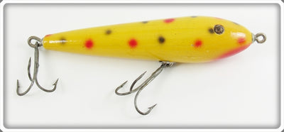 Vintage Creek Chub Yellow Spotted Sarasota 3314 Special Lure