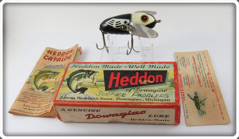 Vintage Heddon 2120 BWH Crazy Craweler Lure