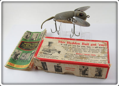 Heddon Vintage 2120 GM Grey Mouse Crazy Crawler Lure