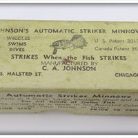 C.A. Johnson Brown & White Johnson's Junior Automatic Strikers In Box