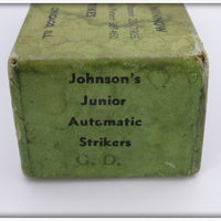 C. A. Johnson Blue & White Johnson's Junior Automatic Strikers In Box