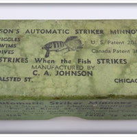 C. A. Johnson Blue & White Johnson's Junior Automatic Strikers In Box