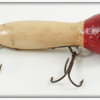 Vintage Green Wyle Co Red & White Klipon Topwater Lure