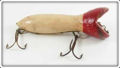 Vintage Green Wyle Co Red & White Klipon Topwater Lure