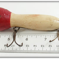 Green Wyle Co Red & White Klipon Topwater