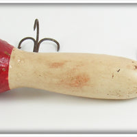 Green Wyle Co Red & White Klipon Topwater