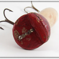 Green Wyle Co Red & White Klipon Topwater