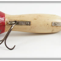 Green Wyle Co Red & White Klipon Topwater