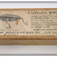 The Moonlight Bait Co Yellow Ladybug Wiggler In Picture Box