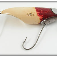 Vintage Reynolds Red & White Spike Tail Motion Bait Lure