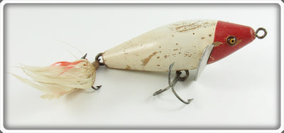 Vintage Reynolds Red & White Swan Lake Wiggler Lure