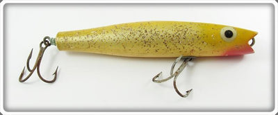 Vintage Creek Chub Yellow Flash Salt Spin Darter Lure 7737