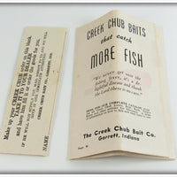 Creek Chub Bug Finish Wee Dee In Box 4800