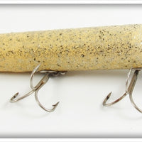 Vintage Heddon White With Silver Flitter Vamp Lure 7509