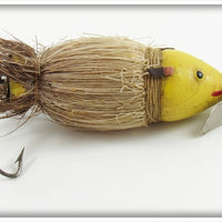 Vintage Edward Collins Yellow Head Buck Hair Mouse Lure