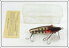 Kentucky Bait Co Gold Scale Red Wings Flutter Fish Lure In Box