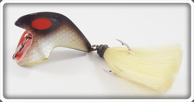 Vintage Storm Mfg Co Black & Silver Scale Glop Lure