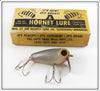 Vintage The Hornet Lure Co Silver Scale Hornet Lure In Box