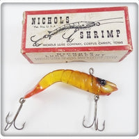 Vintage Nichols Lure Company Amber Shrimp Corpus Christi Texas Lure