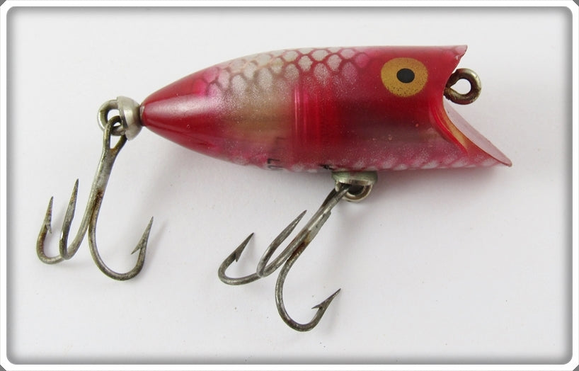 Heddon Fish Flash Silver Reflector Red Scale Tiny Lucky 13 For Sale