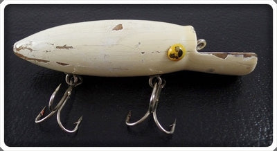Vintage J W Reynolds White Tempter Bait Lure