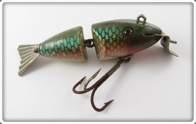Vintage C.C.B.CO. Creek Chub Redside Chub Baby Wigglefish Lure 2505