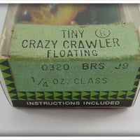 Heddon BRS Brown Crawdad Tiny Crazy Crawler In Box