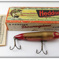 Vintage Heddon Fish Flash Gold Foil Red Scale Zara Spook S9250 GFR
