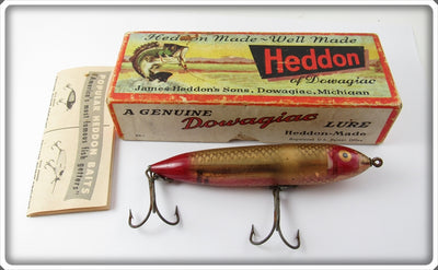 Vintage Heddon Fish Flash Gold Foil Red Scale Zara Spook S9250 GFR