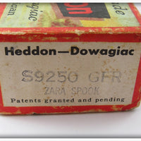Heddon Fish Flash Gold Foil Red Scale Zara Spook In Correct Box