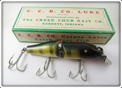 Vintage Creek Chub 6801 Jointed Striper Pikie In Box