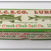 C.C.B.CO. Creek Chub Bait Co Empty Box For All Red Wiggler Lure 112