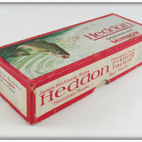 Heddon White With Red Eyes And Tail Vamp In Box 7502